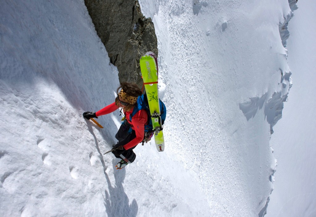 Always pushing herself to new heights - literally.